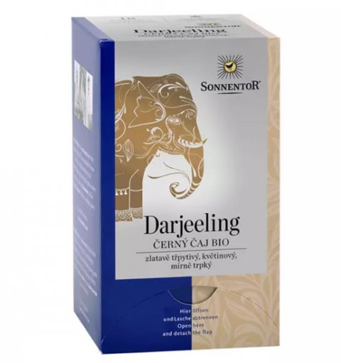 neuveden: Sonnentor - Černý čaj Darjeeling bio porcovaný 27g