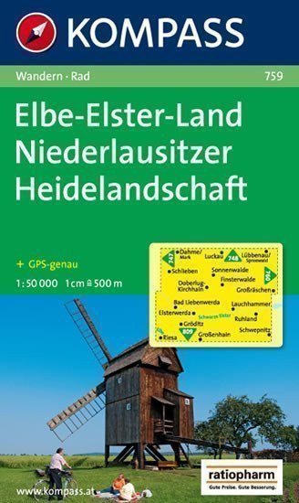 neuveden: Elbe,Elster,Land 759 / 1:50T NKOM