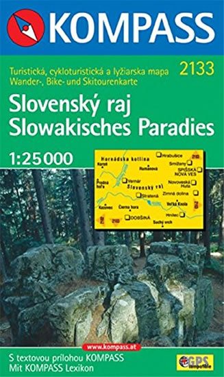 neuveden: Slovenský Slovenský ráj 2133 NKOM 1:25T neuveden: Slovenský Slovenský ráj 2133 NKOM 1:25T