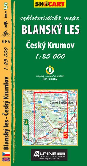 neuveden: Blanský les - cykloturistická mapa č. 5 /1:25 000 neuveden: Blanský les - cykloturistická mapa č. 5 /1:25 000
