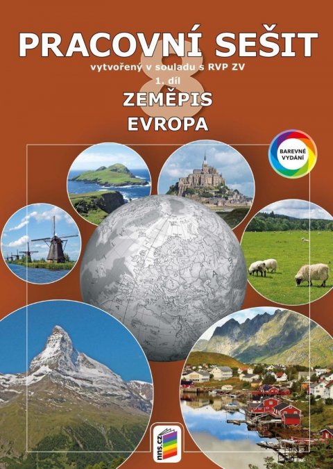 neuveden: Zeměpis 8, 1. díl - Evropa - barevný pracovní sešit