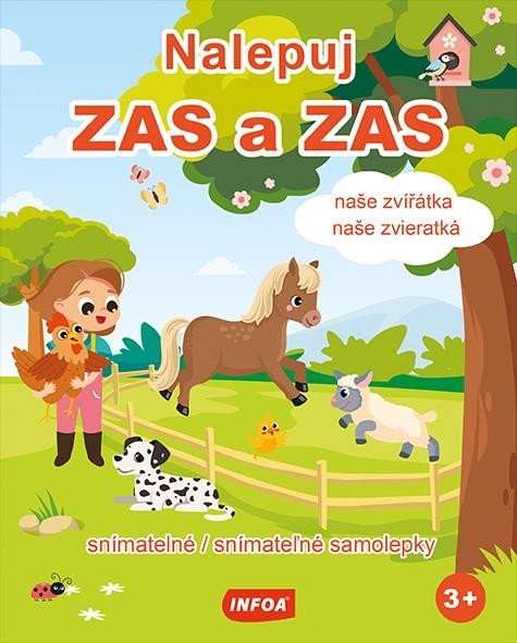 neuveden: Nalepuj ZAS a ZAS Naše zvířátka / Naše zvieratká - snímatelné / snímateľné 