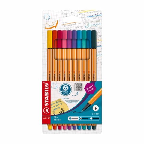 neuveden: Popisovač STABILO point liner 88 sada 10 ks Speciální Barvy neuveden: Popisovač STABILO point liner 88 sada 10 ks Speciální Barvy
