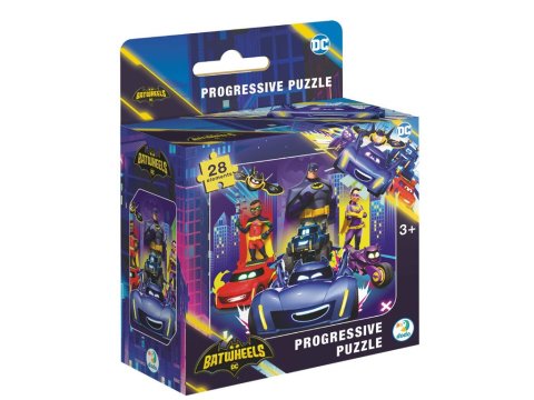 neuveden: Puzzle Batwheels: Volám všechny! 28 dílků