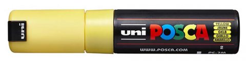 neuveden: POSCA akrylový popisovač / žlutý 4,5-5,5 mm
