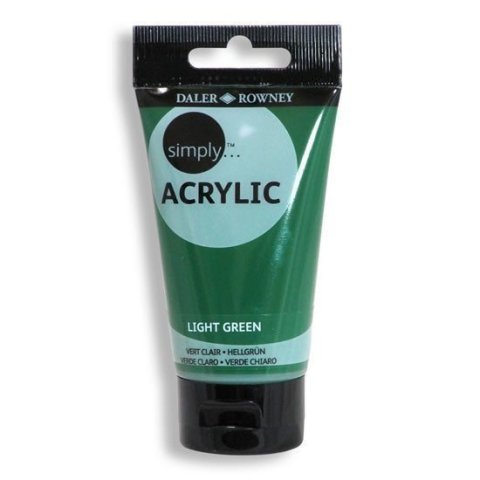 neuveden: Daler - Rowney SIMPLY akrylová barva - Light Green 75 ml