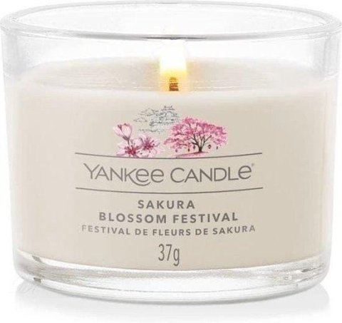 neuveden: YANKEE CANDLE Sakura Blossom Festival svíčka 37g votivní