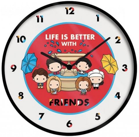neuveden: Hodiny nástěnné Friends - Iconic