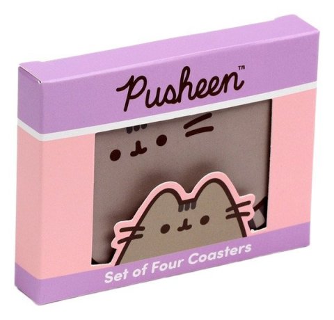 : Sada 4 podtácků Pusheen