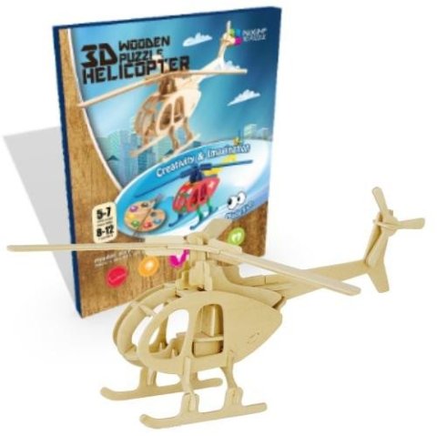 neuveden: NiXiM Dřevěné 3D puzzle/Helikoptéra neuveden: NiXiM Dřevěné 3D puzzle/Helikoptéra