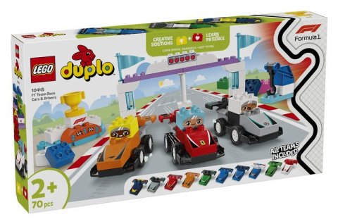: LEGO® DUPLO® 10445 Závodní auta a řidiči týmu F1® 10445