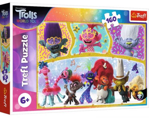 neuveden: Trefl Puzzle Trollové 2 - Buď šťastný / 160 dílků