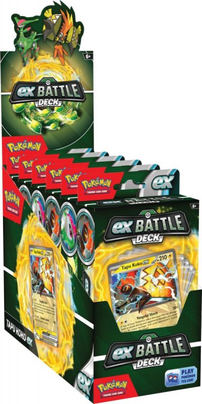neuveden: Pokémon TCG: ex Battle Deck - Tapu Koko & Iron Leaves neuveden: Pokémon TCG: ex Battle Deck - Tapu Koko & Iron Leaves