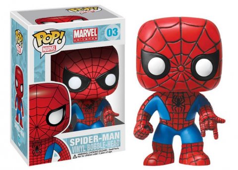 neuveden: Funko POP Marvel Bobble: Spider-Man