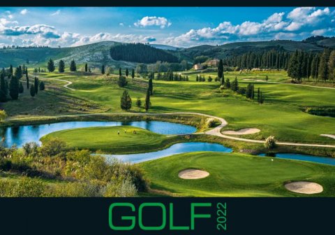 neuveden: Kalendář 2022 - Golf, nástěnný