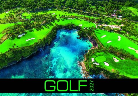 : Kalendář 2027 nástěnný: GOLF
