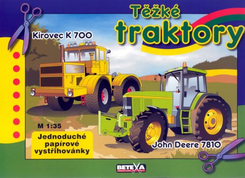 neuveden: Těžké traktory - vystřihovánky neuveden: Těžké traktory - vystřihovánky