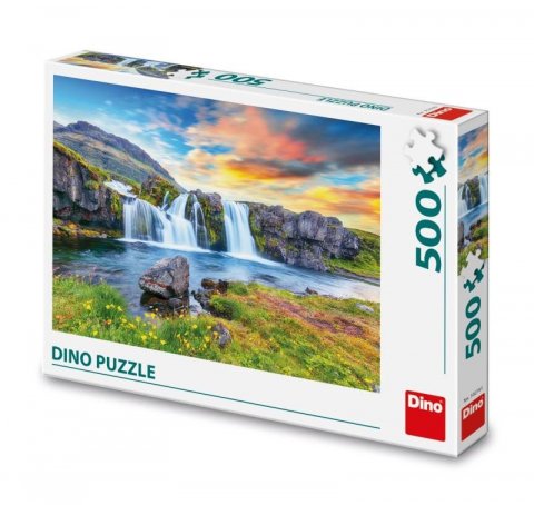 neuveden: Puzzle Islandský vodopád 500 dílků