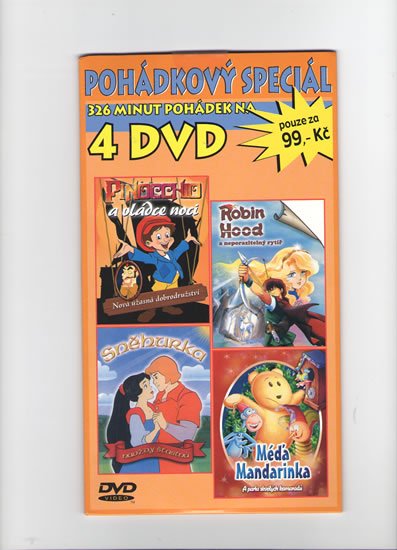 neuveden: Pohádkový speciál - 4 DVD