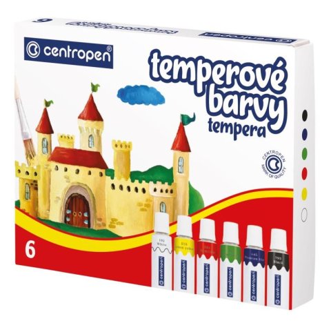 neuveden: Centropen temperové barvy 9550 12 ml - 6 ks
