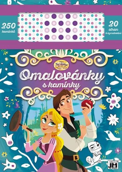 neuveden: Na vlásku - Omalovánky s kamínky