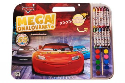 neuveden: Auta - Mega omalovánkový set