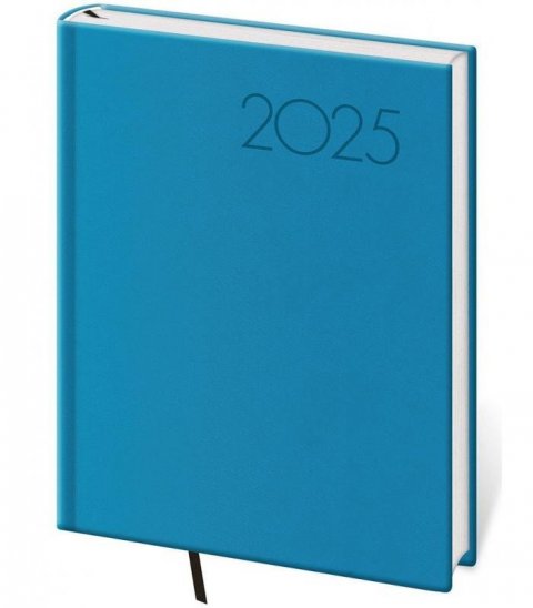 neuveden: Diář 2025 Print Pop denní B6 světle modrá