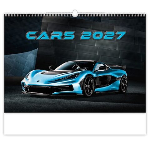 : Kalendář nástěnný 2027 - Cars