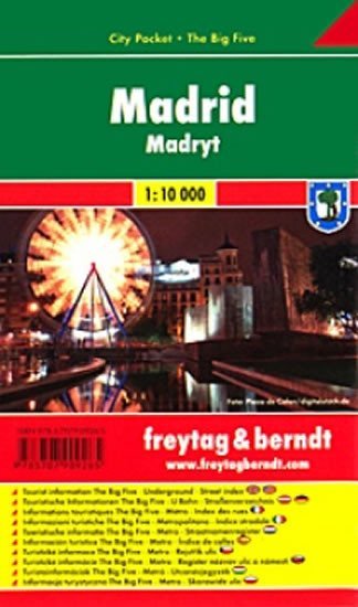 neuveden: PL 106 CP Madrid 1:10 000 / kapesní plán města