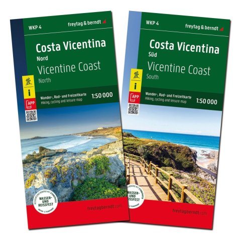 -: Costa Vicentina 1:50 000 / turistická mapa
