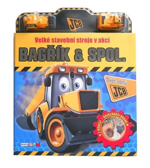 neuveden: Bagřík & spol. - Velké stavební stroje v akci (2 modely + rozkládací dráha)