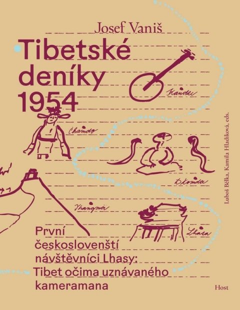 Vaniš Josef: Tibetské deníky 1954 - První českoslovenští návštěvníci Lhasy: Tibet očima 