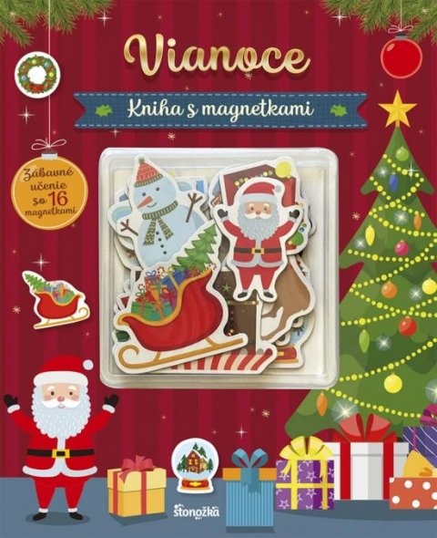 neuveden: Kniha s magnetkami: Vianoce (slovensky)