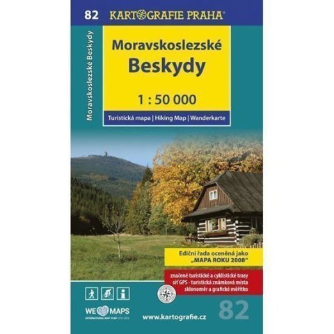 kolektiv autorů: 1: 50T (82)-Moravskoslezské Beskydy (turistická mapa)