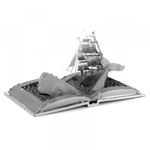 neuveden: Metal Earth 3D kovový model Moby Dick Book Sculpture