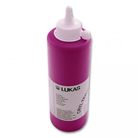 neuveden: LUKAS akrylová barva TERZIA - Primary red 500 ml