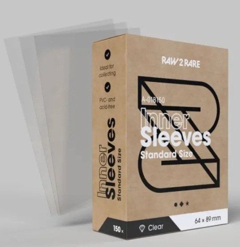 : Obaly na karty: Inner Sleeve Standard - Průhledné 64 x 89 mm