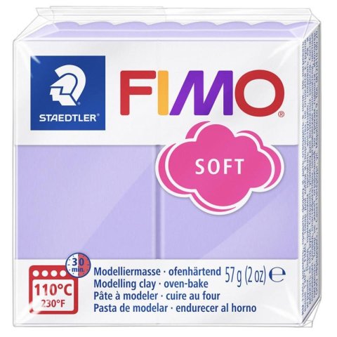 neuveden: FIMO soft 57g - pastel lila