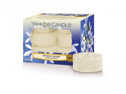 neuveden: YANKEE CANDLE Midnight Jasmine svíčka 9,8g čajová 12ks
