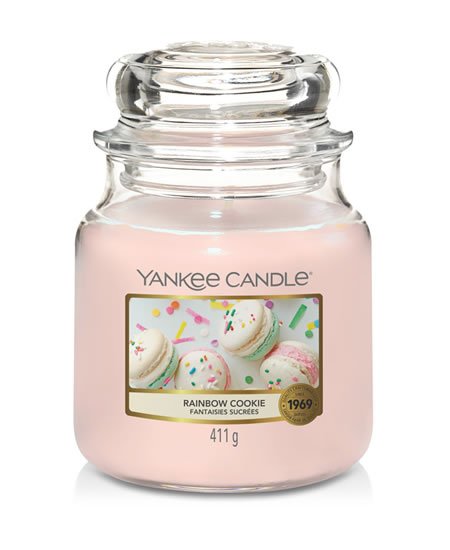 neuveden: YANKEE CANDLE Rainbow Cookie svíčka 411g
