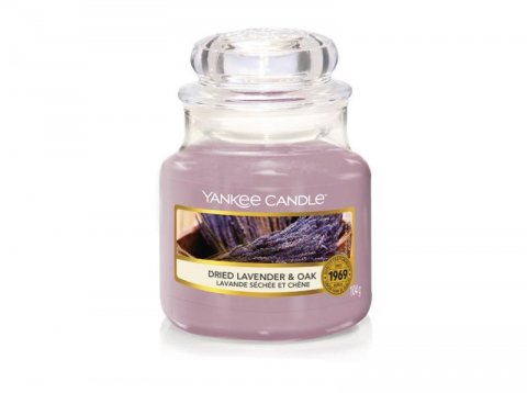 neuveden: YANKEE CANDLE Dried Lavender & Oak svíčka 104g
