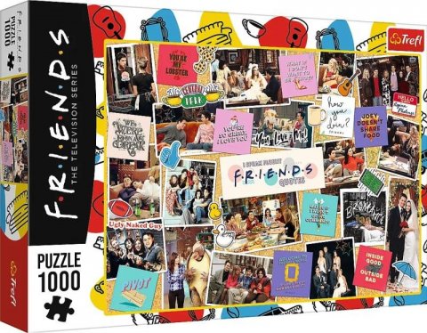 neuveden: Trefl Puzzle Přátelé Nejlepší momenty 1000 dílků