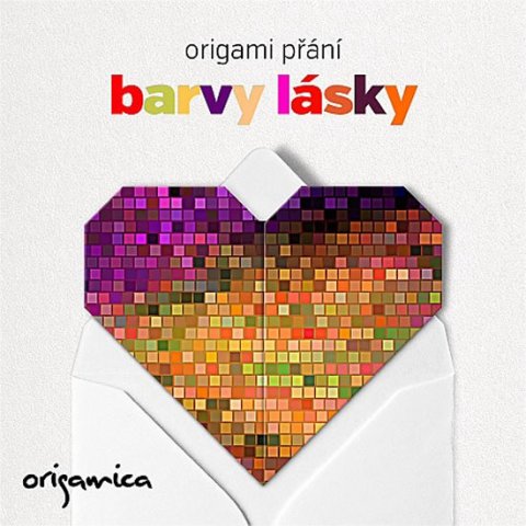 neuveden: Origami přání - Barvy lásky