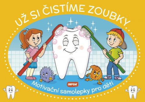 neuveden: Už si čistíme zoubky - Motivační samolepky pro děti neuveden: Už si čistíme zoubky - Motivační samolepky pro děti
