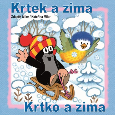 Miler Zdeněk, Miler Kateřina: Krtek a zima - omalovánky čtverec Miler Zdeněk, Miler Kateřina: Krtek a zima - omalovánky čtverec