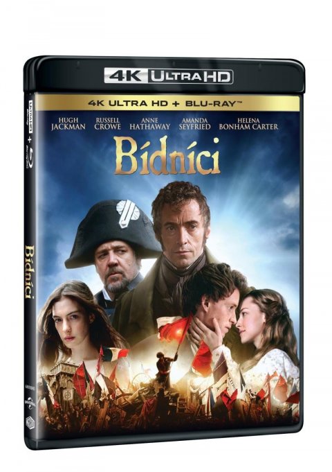 neuveden: Bídníci (1x 4K Ultra HD + Blu-ray a 1x Blu-ray)