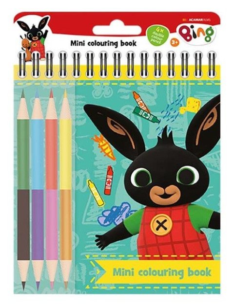 -: Bing - Mini omalovánky s pastelkami