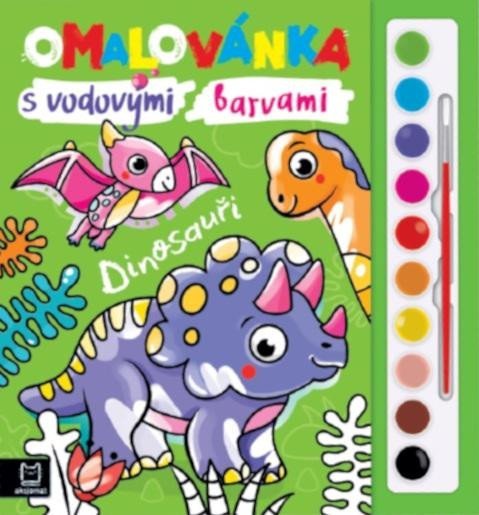 Podgórska Anna: Omalovánka s vodovými barvami Dinosauři Podgórska Anna: Omalovánka s vodovými barvami Dinosauři