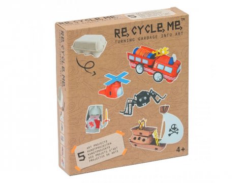 neuveden: Re-cycle-me set pro kluky - Stojan na vajíčka neuveden: Re-cycle-me set pro kluky - Stojan na vajíčka