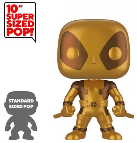 neuveden: Funko POP Marvel: 10 Deadpool - Thumbs Up Gold Deadpool
